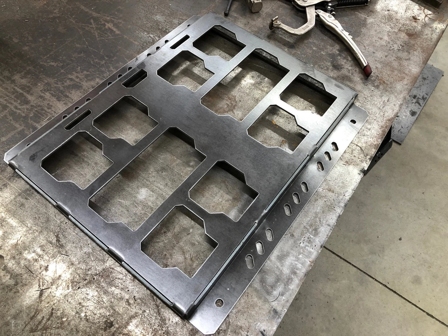 Milwaukee Packout Mounting Plate – Recycled 12ga Steel, Painted Finish