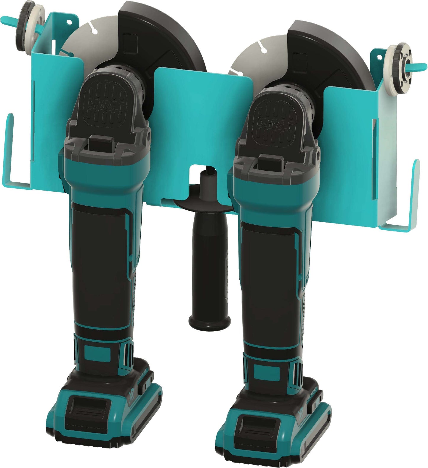 Deluxe Dual 4.5" Angle Grinder Holder