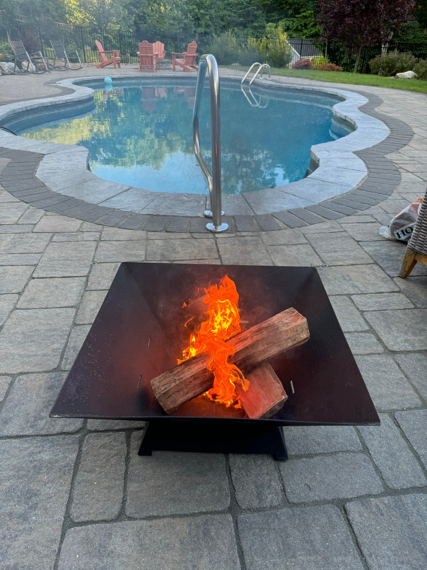 🔥 24" Fire Pit Made from Recycled 12 Gauge Steel 🔥