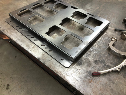 Milwaukee Packout Mounting Plate – Recycled 12ga Steel, Painted Finish