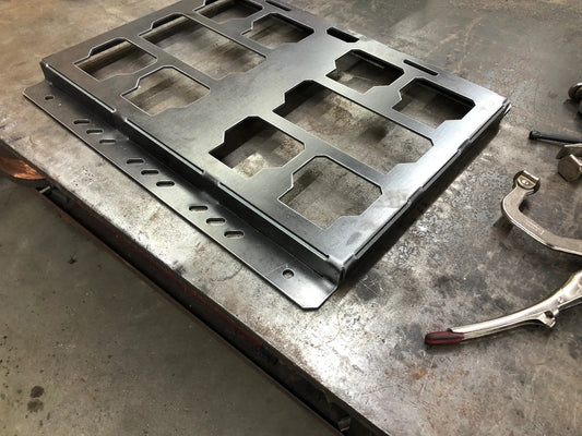 Milwaukee Packout Mounting Plate – Recycled 12ga Steel, Painted Finish